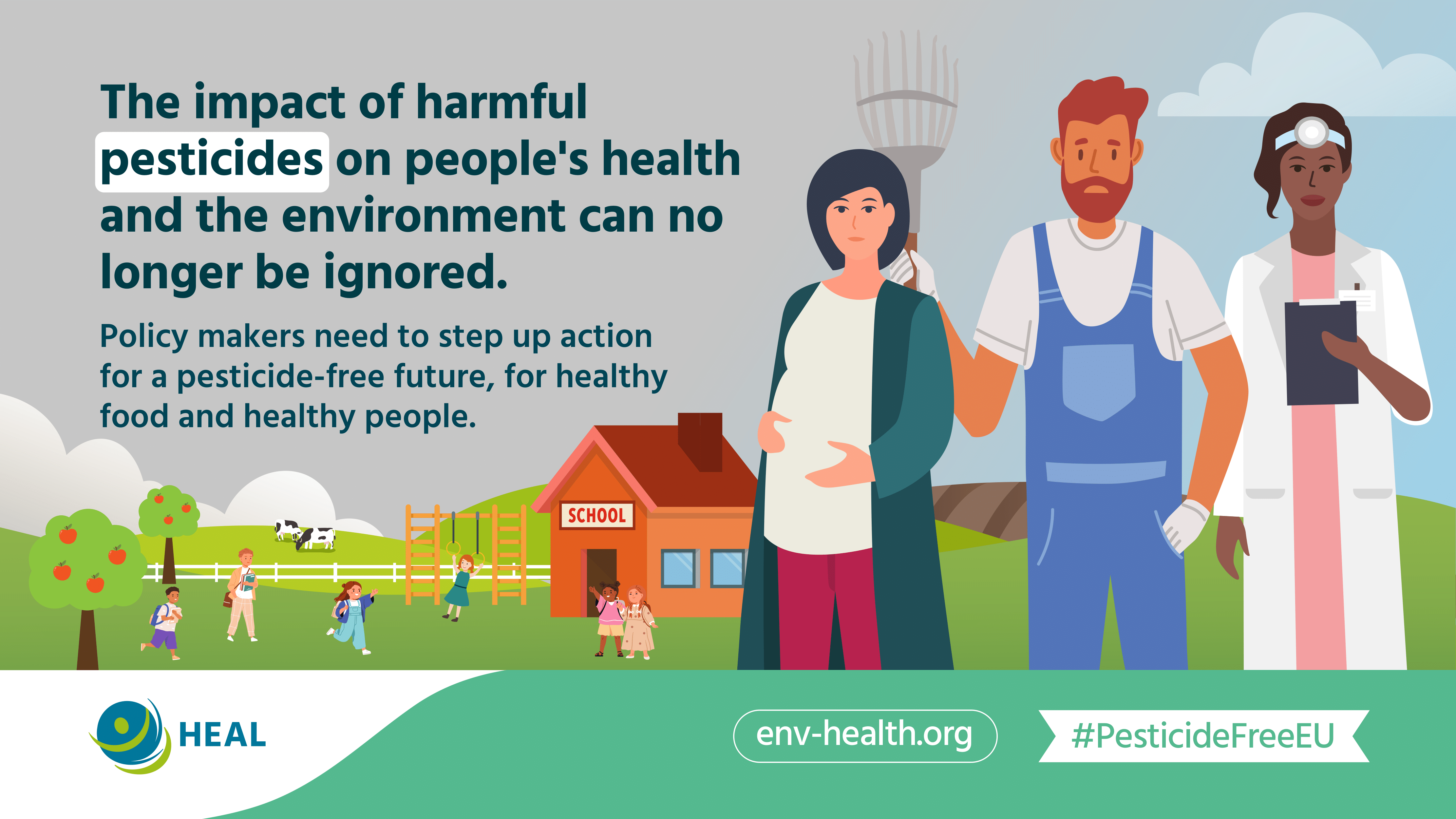 Infographic: The impact of harmful pesticides on people’s health and the environment